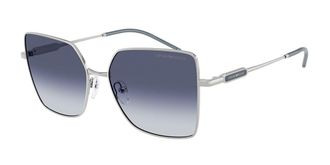 Emporio Armani EA2179 30158H Womens Sunglasses Silver Size 56