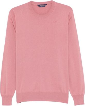 K-Way Round-neck Truien - Heren - Ronde hals truien - Paars - 2XL - Truien & Vesten