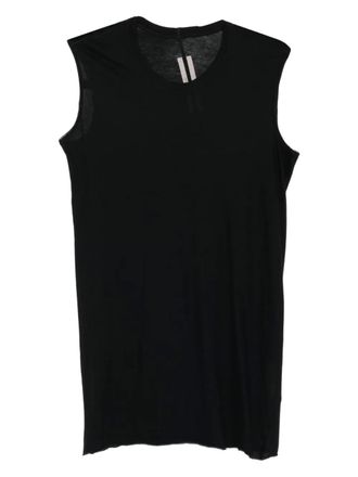 Rick Owens crew-neck sleeveless top - men - Organic Cotton - L - Black