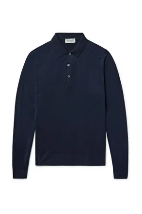 John Smedley Belper Slim-Fit Merino Wool Polo Shirt