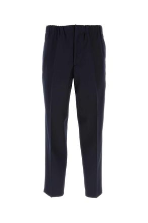 Jil Sander Midnight Blue Wool Pant