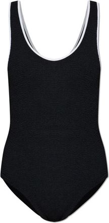 Hunza G One-piece, female, Black, Size: ONE SIZE Faye One-piece Swimsuit