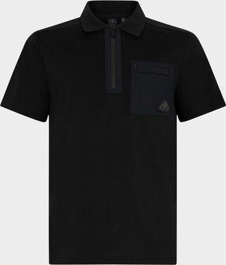 Moose Knuckles Mens Dalon Polo Shirt