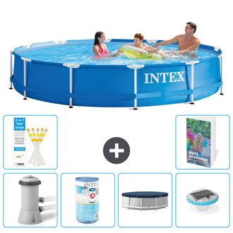 Intex Piscina Con Estructura Redonda - 366x76 Cm - 7-piezas S274
