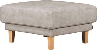 HOME AFFAIRE Polsterhocker »TRIPLO passend zur Serie, Masse B/T/H: 82/72/46 cm« mit Wellenunterfederung, in hochwertiger Verarbeitung