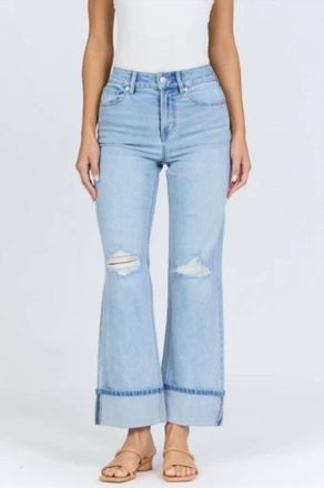 Dear John Denim Holly Cuff Jeans In Blue