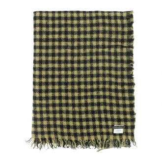 Faliero Sarti Winter Scarves, male, Multicolor, Size: ONE SIZE Checkered Cashmere Blend Scarf