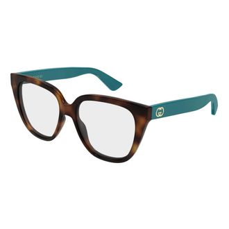 Gucci Geometric Optical Frame - Dames - Accessoires - Bruin - Maat: 53 MM