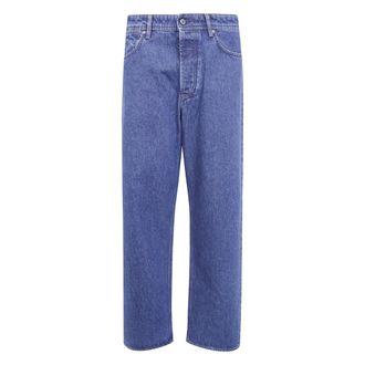 Stone Island Vaqueros de cinco bolsillos de corte holgado - Jeans - Hombre - Azul - W30