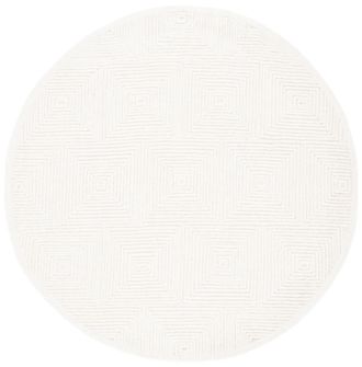 Safavieh Alfombra lana / algod&oacute;n marfil 183 x 183 cm