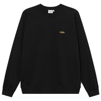 Dedicated Sweatshirt Malmoe Perch EMB Pullover f&uuml;r Herren | schwarz