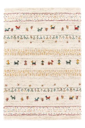 AFK Living Alfombra de dise&ntilde;o interior y exterior beige 120 x 170 cm