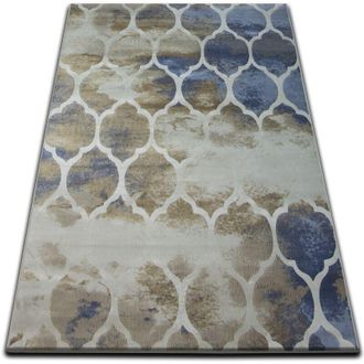RugsX Alfombra Drop Jasmine 761 Beige Oscuro/azul Beige 200x290 Cm