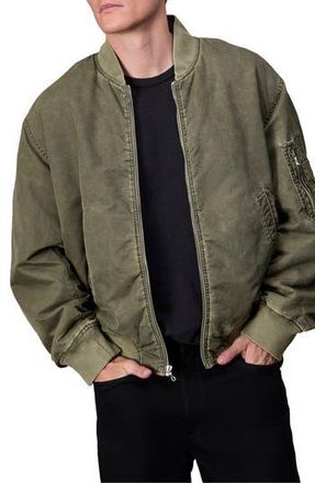 Rag & Bone Manston Nylon Bomber Jacket in Army at Nordstrom Rack, Size X-Large