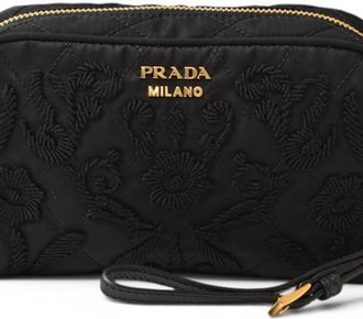 Prada Black Nero Nylon Pouch (Pre-Owned)