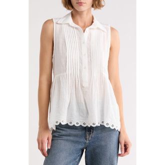 Joie Floral Puff Sleeve Peplum Crop Top in Snow White at Nordstrom Rack, Size X-Small