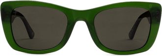 Electric Portofino Polarized EE20075042 Blue-Light Block Mens Sunglasses Green Size Standard