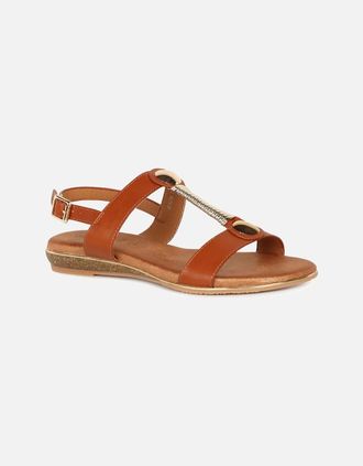Lunar Womens Renoir Womens Sandals - Brown - Size: 4