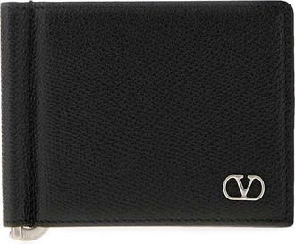 Valentino Garavani VLogo Signature Bifold Portemonnee - Heren - Portefeuilles - Zwart - ONE Size - Accessoires