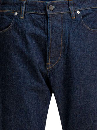 Stone Island Straight-Leg Cotton Denim Jeans - Indigo