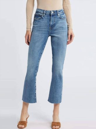 Frame Denim Le Crop Mini Boot Jean In Rowley Raw After