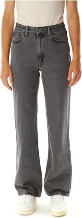 Nudie Jeans Straight Jeans - Dames - Flared Jeans - Grijs - W27 L34 - Jeans