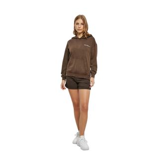 Urban Classics Dames/Dames Geborduurde Badstof Logo Hoodie (Bruin)