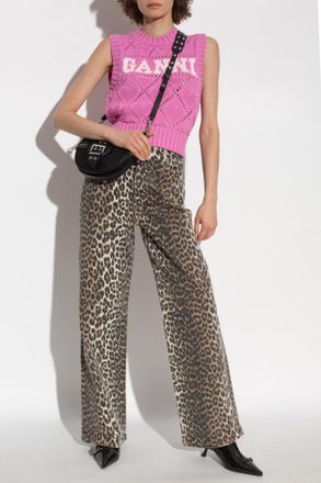 Ganni Jeans Izey, Womens, Brown