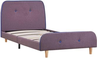 vidaXL Estructura de cama sin colchón tela taupe 90x200 cm Vidaxl