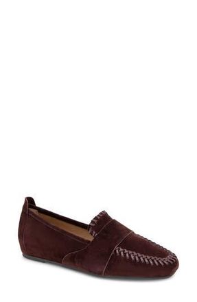 Gentle Souls Sandra Loafer in Burgundy Suede at Nordstrom Rack, Size 6
