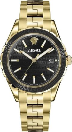 Versace Watches - Heren - Horloges - Geel - ONE Size - Accessoires