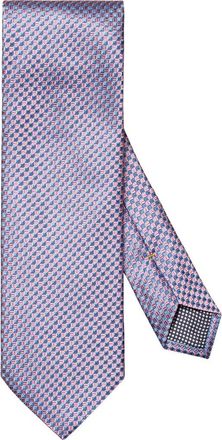 Eton Geometric Silk Tie in Medium Pink at Nordstrom Rack