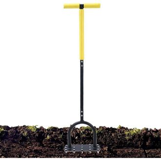 OEM Aireador De C&eacute;sped Con P&uacute;as Aireadoras Para Suelos Compactados, Herramienta De Aireaci&oacute;n Ergon&oacute;mica Con Mango En T, Escarificador De Jard&iacute;n De Amplio 