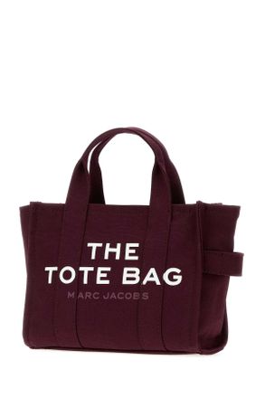 Marc Jacobs Womens Tote Purple Cotton