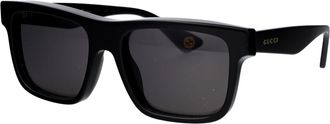 Gucci Mens Sunglasses Gg1618s Black-Grey Acetate Black-Black-Grey Black/black/grey