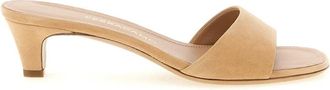 Ferragamo Tatiana Mule - Dames - Muiltjes - Beige - 37 1/2 EU - Leer - Schoenen