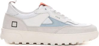 D.A.T.E. Canvas en su&egrave;de hybride sneaker - Heren - Sneakers - Veelkleurig - 43 EU - Su&egrave;de - Schoenen