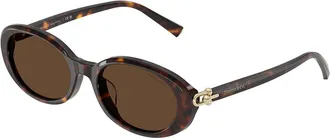 Tiffany & Co. TF4242D Asian Fit 80153G Womens Sunglasses Tortoiseshell Size 54
