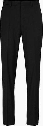 HUGO BOSS Mens Mens H Leon Mm C 224 10245447 01 Straight Leg Trousers - Black - Size: 38W s