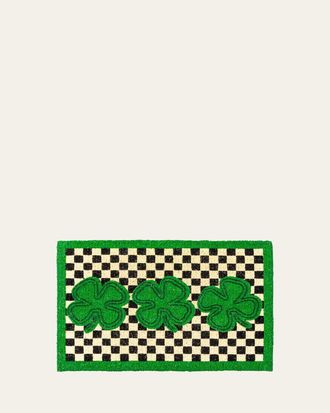 MacKenzie-Childs Lucky Clover Entrance Mat
