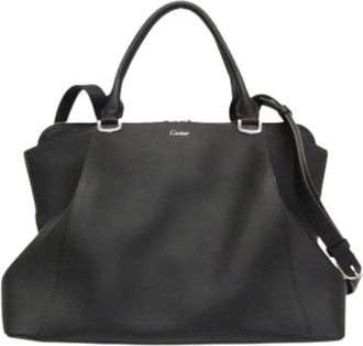 Cartier Pre-owned Handbags, female, Black, Size: ONE SIZE Pre-owned Vintage Handbag