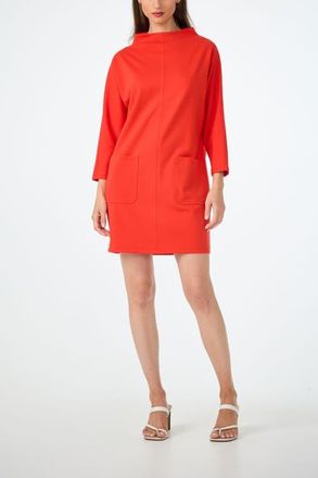 Trina Turk Caracas High Neck Ponte Dress in Samba Sunrise at Nordstrom, Size X-Small