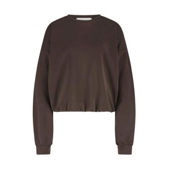 Nukus Nukus, Dames, Sweatshirts & Hoodies, Bruin, Maat: 2XL