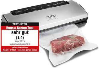 Caso Vacuum Sealer Vc 15 Plateado M&aacute;quina De Envasado Al Vac&iacute;o