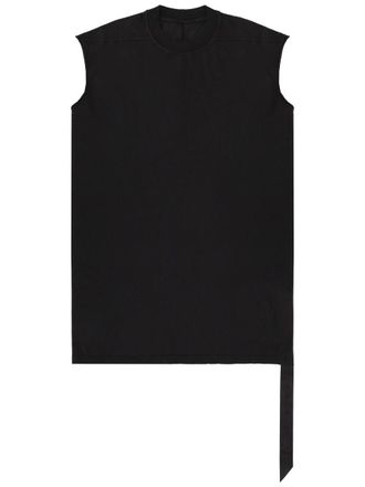 Rick Owens Tarp-T Cotton Asymmetrical Tank Top
