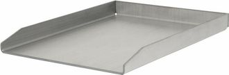 No Brand BBQ-Toro Piastra per grigliare in acciaio inox 30 x 40 cm Plancha per grigliare a carbonella e a gas