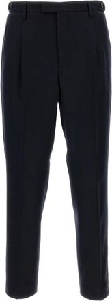 Barena Pantaloni con pieghe frontali - Blu