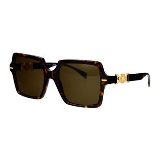 Versace Sunglasses, female, Brown, Size: 55 MM Stylish Sunglasses with Model 0Ve4441