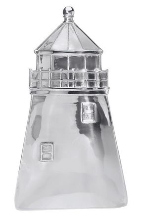 Mariposa Lighthouse Serving Tray in Silver at Nordstrom