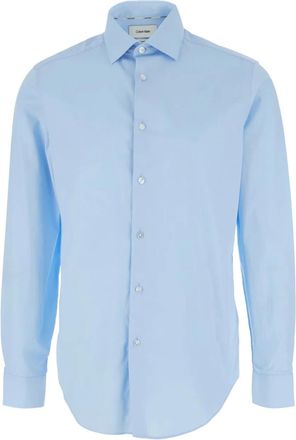 Calvin Klein Overhemd met lange mouwen - Blauw